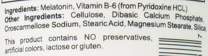 Melatonin 10 mg Tablets – Quick Release Natural Nighttime Sleep Aid for Adults. (300 Count)