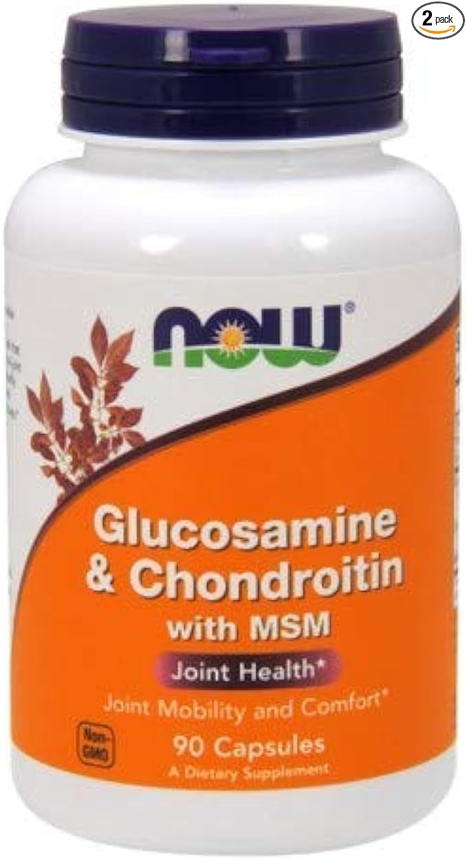 Glucosamine & Chondroitin with MSM - 90 Caps -2 Pack