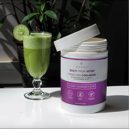 Cocolade Collagen - CocoLade Natural Collagen Drink Mix for Skin, Hair, Nails & Hydration - 21 Ounces