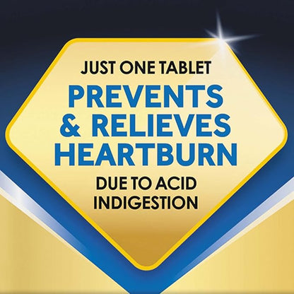 Zantac 360 Maximum Strength Heartburn Prevention and Relief Tablets, 20 mg Famotidine Pills with Targeted Relief to Control Acid Before Heartburn Starts, 50 Count (Pack of 2)