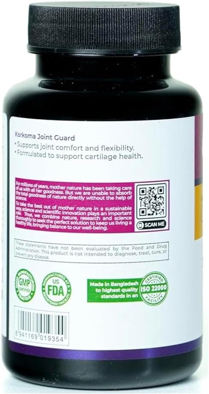Curcumin Joint Guard - Dietary Supplement with Turmeric Extract, Promotes Joint Health, 90 Capsules