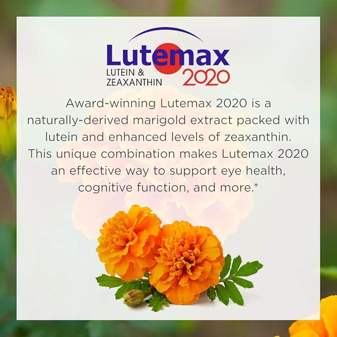 Ultimate Eye Support by Purity Products - 10 mg of Lutein w/Lutemax 20/20, 100 mg of Alpha Lipoic Acid, 2 mg Zeaxanthin Eye Vitamins - Clinically Studied - Blue Light Wave Protection - 90 Capsules