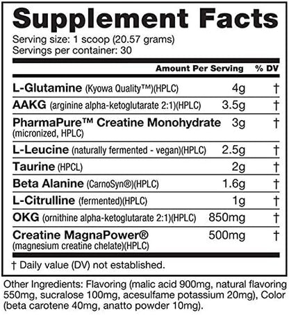NutraBio Extreme Nitric Stack, Nitric Oxide and Cell Volumizing Formula- 30 Servings (Blood Orange)