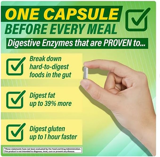 Advanced Digestive Enzymes, 60 Count