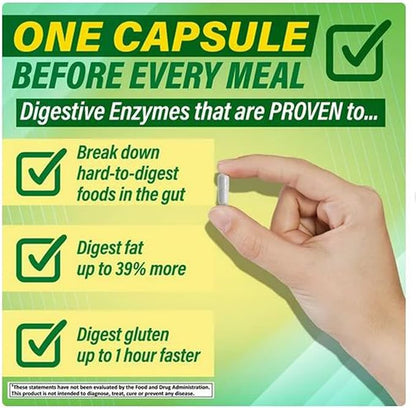 Advanced Digestive Enzymes, 60 Count