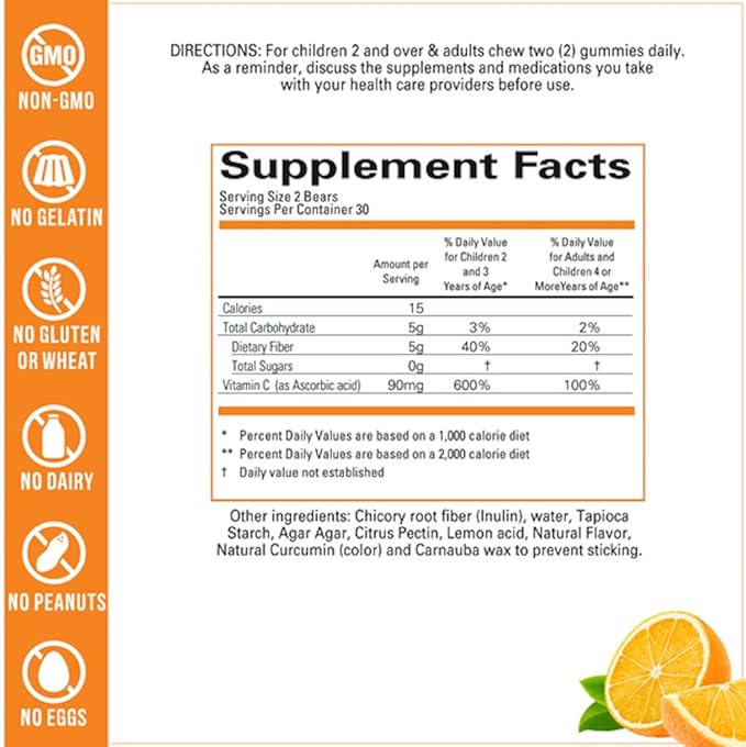 Kids Multivitamin & Immune Daily Gummies Bundle - Sugar Free, Vegan, Non-GMO – Vitamins for Kids – Vitamin C for Kids Immune Support - No Artificial Sweeteners – 60 Count