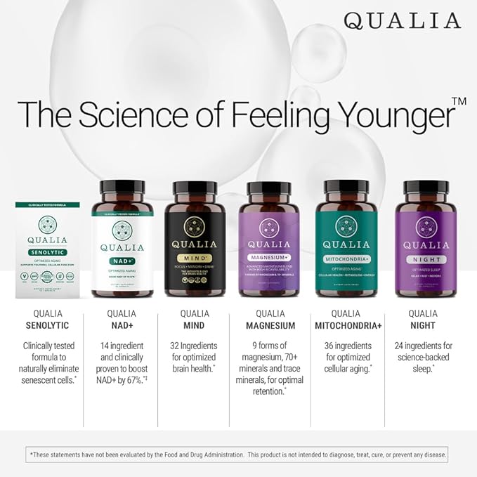 NEUROHACKER COLLECTIVE Qualia Mind | The Ultimate Blend for Brain Health* | Doctor-Formulated Nootropic to Fuel Focus & Concentration* | Supports Long Term Brain Health| Maintain Drive & Productivity