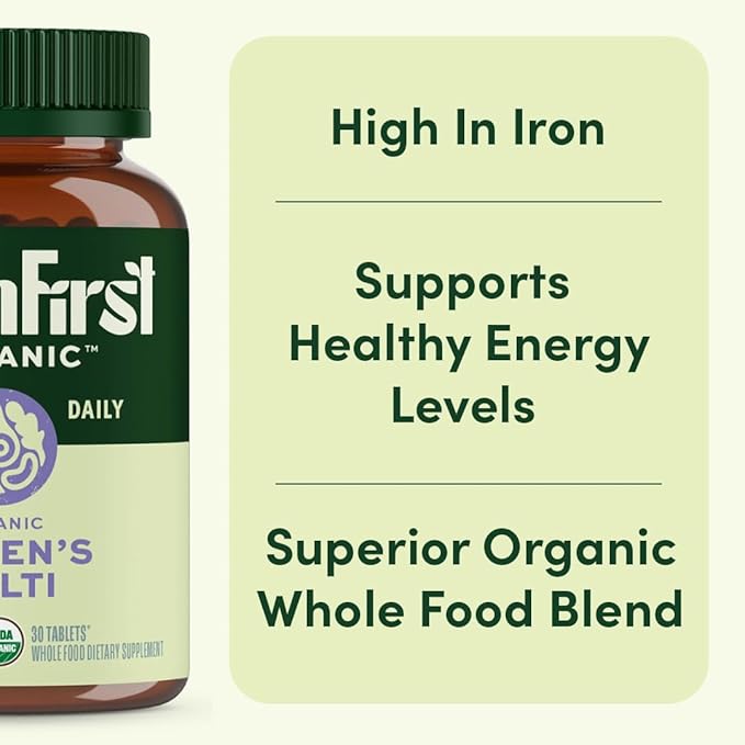 Once Daily Multivitamin for Women 50+, Supports Bone Strength, Energy, and Heart Health, 60 Count