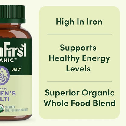 Once Daily Multivitamin for Women 50+, Supports Bone Strength, Energy, and Heart Health, 60 Count