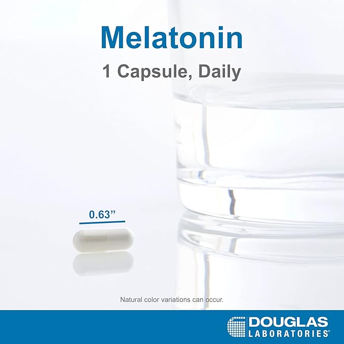 Douglas Laboratories Melatonin 3 mg | Supports Sleep/Wake Cycles | 60 Capsules