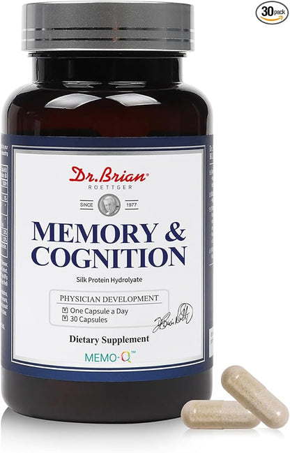 Dr. Brian Focus Supplement, Brain Supplements for Memory and Focus - Extra Strength Nootropic Supports Concentration, Mental Clarity, Brain Health for Men & Women - 30 Capsules