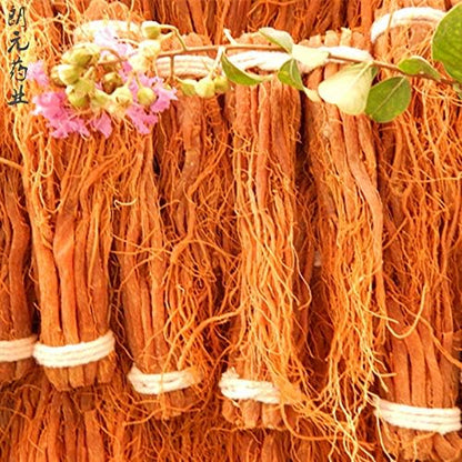 ZYCSLOVMJGHD Red Korean Ginseng Roots- Whole Root Pieces - Red Panax Ginseng Roots 100g