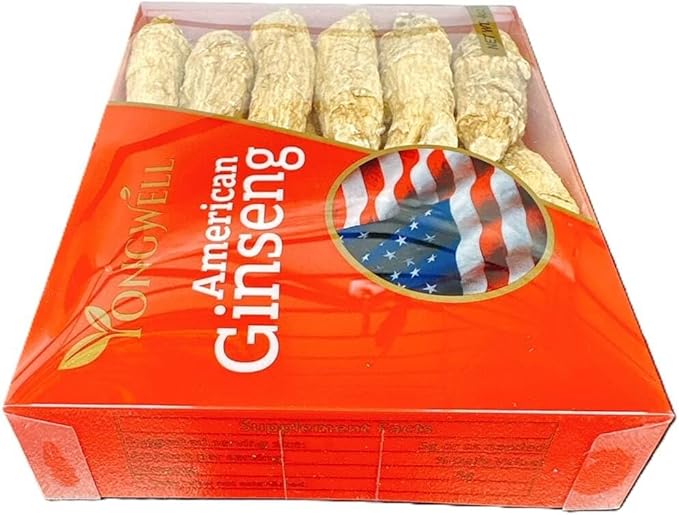 Hand Selected A Grade American Ginseng Root Large Short (4 Oz. Box)
