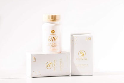 Promise Prenatal DHA - Pharmaceutical Grade Omega-3 DHA (3 Month Supply) Once-Daily Strawberry Flavored softgel with 290 mg of DHA. All Natural Prenatal DHA for Baby's Brain and Eye Development