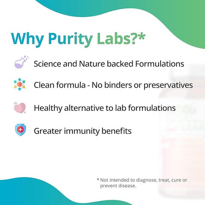 Purity Labs Omega 3 Fish Oil 3000mg – DHA & EPA Omega 3 Fatty Acid Supplements to Support Heart and Brain Health - Immune Support Supplement - 180 Softgels (60 Servings)