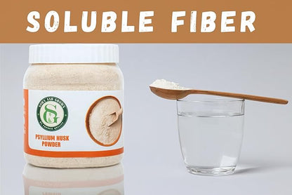 Sown and Grown Psyllium Husk Powder- 12oz | Psyllium Husk for Baking | Cleanse Your Digestive System | Finely Ground Powder | Ideal for Baking | Non-GMO