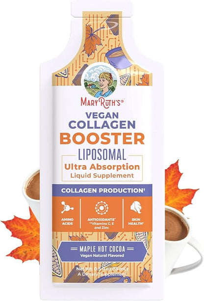Collagen Booster Liposomal | Sugar Free | Liquid Collagen Booster with Vitamin C, Vitamin E, Zinc, Copper & Silica | Skin Care & Joint Support Supplement | Vegan | Non-GMO | Gluten Free | 14 Servings