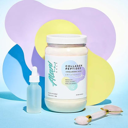 Alani Nu Collagen Peptides Powder UNFLAVORED | 18g Protein | Supports Bone, Skin and Nail Health | Collagen for Women | 80mg of Hyaluronic Acid | Gluten Free | Sugar Free | 14 Servings
