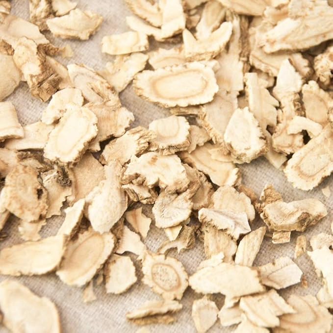 Hsu's American Ginseng Slices | Wisconsin-Grown Cultivated | Medium-Small Mixed Slices (126MM) | 4oz Bag