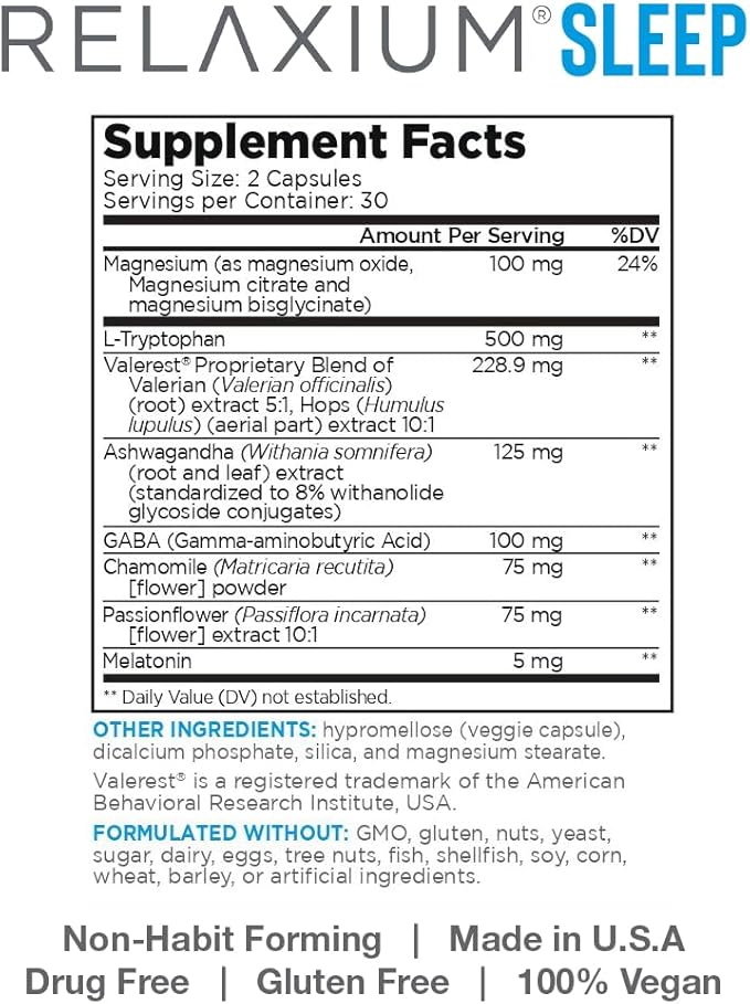 Relaxium Sleep & Joint Relief Bundle, Melatonin & Ashwagandha Sleep Aid + CurcuTame & Glucosamine Chondroitin, 60 Capsules Each, Drug-Free Support for Sleep & Joint Health