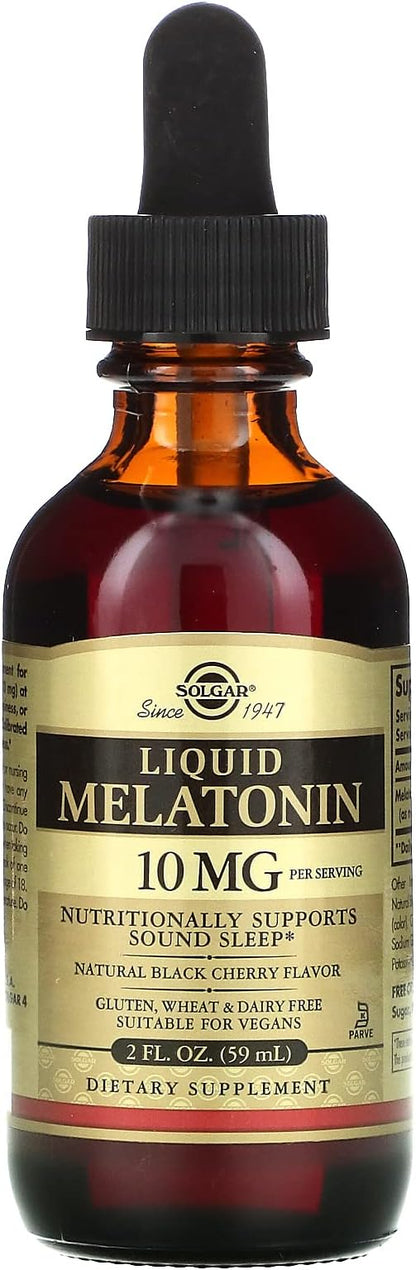 Solgar Liquid Melatonin 10 MG, 2 Oz
