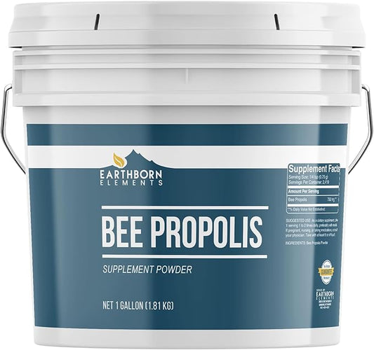 Earthborn Elements Bee Propolis, 1 Gallon Bucket, Pure & Natural, Bulk Size