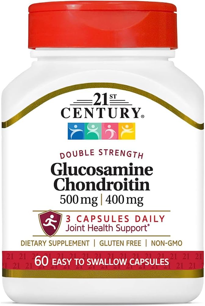 21st Century Glucosamine Chondroitin 500/400mg - Double Strength, cp 60 Count