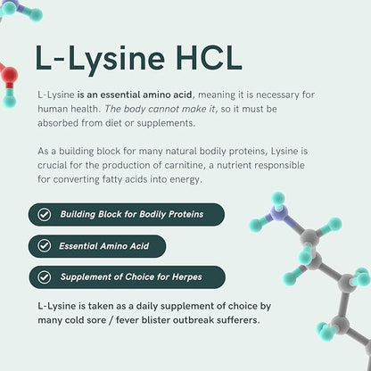 Dr Sosnowski's L-Lysine & Propolis Supplements | High Potency L Lysine Immune Support Formula with 5:1 Propolis Extract, Quercetin, VIT C, VIT E and Zinc