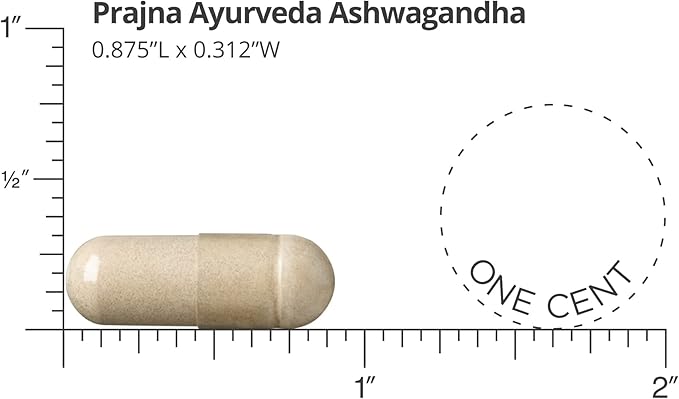 Dr. Chaudhary’s Prajna Ayurveda Ashwagandha is a Balancing Formula That Helps Calm the Mind and Body, Control Stress Cravings, Modulate Cortisol, Support Hormone Balance, Vegan, Gluten-Free, Organic