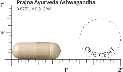 Dr. Chaudhary’s Prajna Ayurveda Ashwagandha is a Balancing Formula That Helps Calm the Mind and Body, Control Stress Cravings, Modulate Cortisol, Support Hormone Balance, Vegan, Gluten-Free, Organic