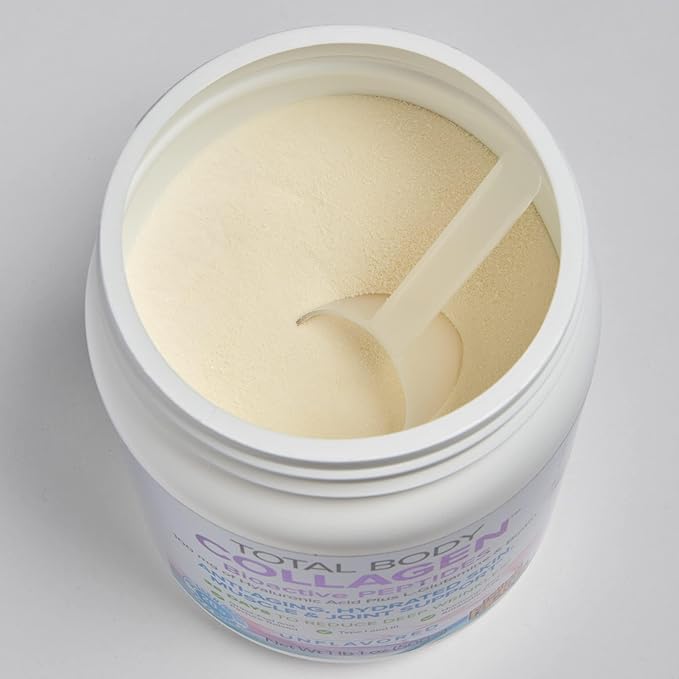 Natural Factors Total Body Collagen Bioactive Peptides Powder for Healthy Skin, Hair & Joints, Unflavored, 500 g