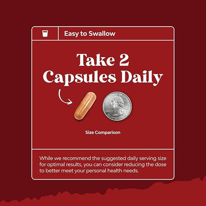 Red Yeast Rice with CoQ10 Supplement - Advanced Healthy Heart Formula for Men & Women - Extra Strength Capsule with 1200 mg per Serving - Vegan & Non-GMO - 240 Count