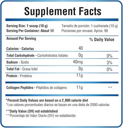 MO4T Collagen Peptides- Grass-Fed Collagen- Hydrolyzed Collagen Powder- Unflavored- 2 Pounds Collagen- Colageno 2 libras - Colageno Hidrolizado