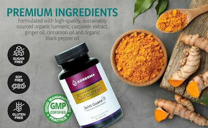 Curcumin Joint Guard - Dietary Supplement with Turmeric Extract, Promotes Joint Health, 90 Capsules
