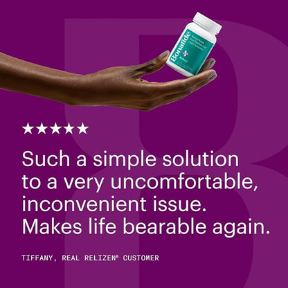 Relizen by Bonafide. Relief from Menopausal Hot Flashes & Night Sweats. — 1-Month Supply (60 Tablets)