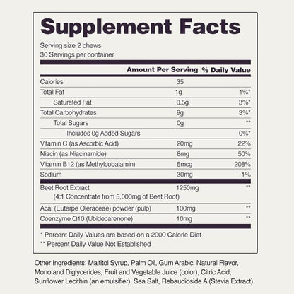 Snap Supplements Heart Beets Parent New 4 (Chews)