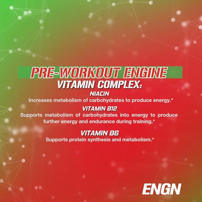Evlution EVL Intense Pre Workout with Creatine - ENGN Energizing Pre Workout for Men Powder Drink for Lasting Energy Focus and Recovery - with Beta Alanine Caffeine and L Theanine - Cherry Limeade