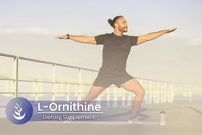 Pure Original Ingredients L-Ornithine, (100 Capsules) Always Pure, No Additives Or Fillers, Lab Verified