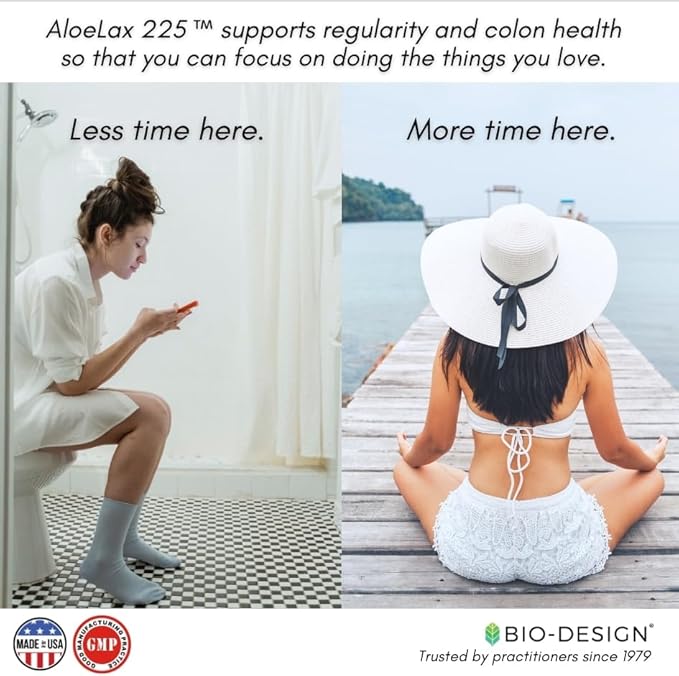 Aloe Lax 225 Relief for Occasional Constipation, with 225mg Natural Aloe ferox, 180 Capsules