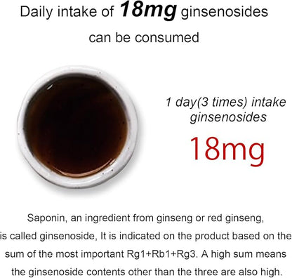 Pocheon 240g(8.5oz), 100% Pure Korean 6Years Root Panax Red Ginseng Extract Royal, 70% Solid State, Saponin, Natural Immune Support