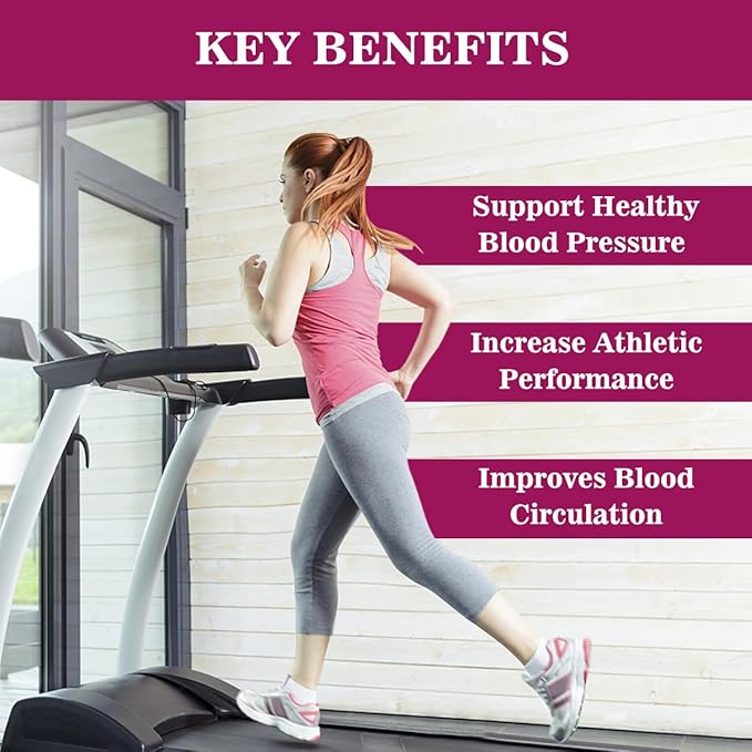 Sugar Free Vegan Beet Root Gummies for Blood Pressure, Beetroot Gummies with L-Citrulline and Hawthorn Extract, Peach Flavor Beet Chews for High Blood Pressure, 60 Count