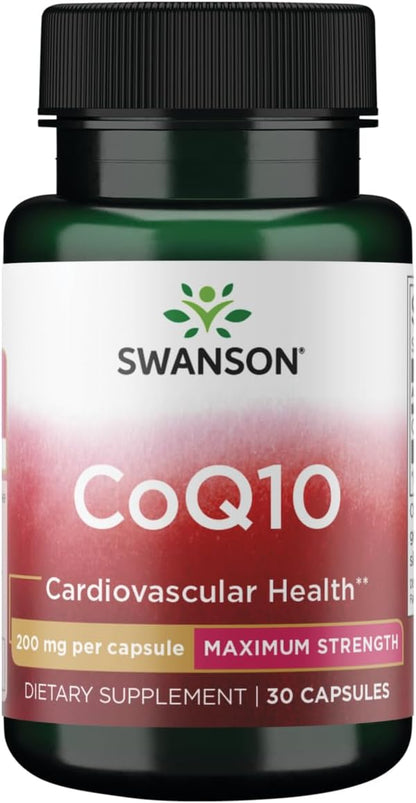 Swanson Coq10 200 200 Milligrams 30 Capsules
