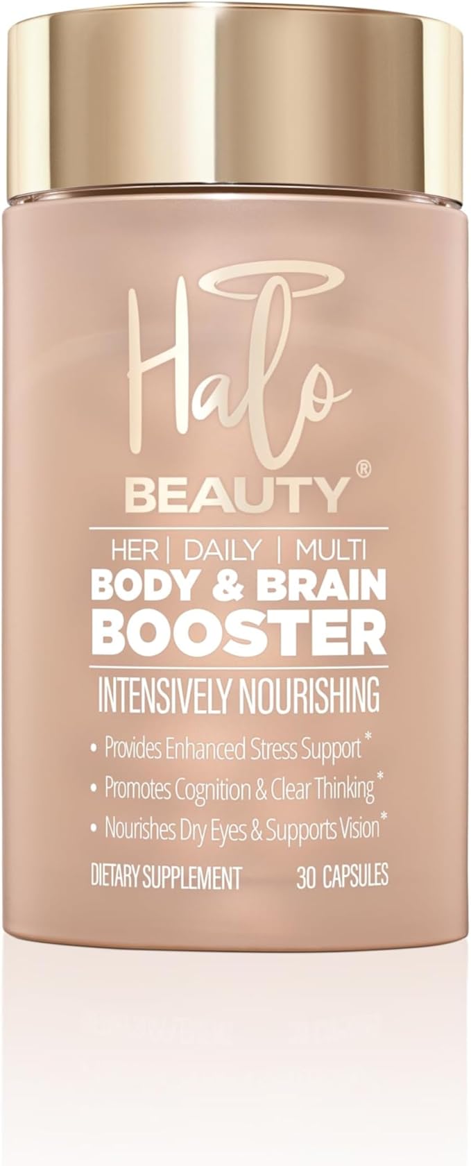 Her Daily Multi - 30 Capsule Vegan Women's Multivitamin for Energy, Mental Clarity & Wellness - Body & Brain Booster with B6, D3 & Zinc