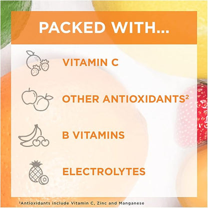 Emergen-C 1000mg Vitamin C Powder, with Antioxidants, B Vitamins and Electrolytes, Immunity Supplements for Immune Support, Caffeine Free Fizzy Drink Mix, Pink Lemonade Flavor - 30 Count (Pack of 12)