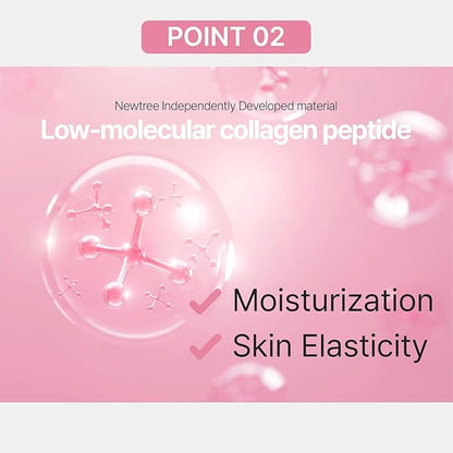 Beauty Ampoule - Liquid Marine Multi Collagen Drink Low Molecular Collagen Peptitdes Drinkable Supplement for Hair, Skin, Nail (1 Bottle Per Day, 14 Bottles)