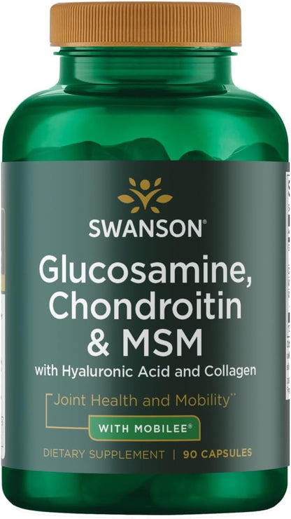 Swanson Glucosamine Chondroitin & Msm with Hyal-Joint 90 Capsules
