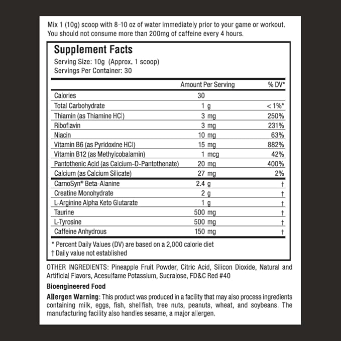 Proven4 Pre Workout Powder for Men and Women with Creatine - Beta Alanine - Caffeine NSF Certified preworkout Energy Supplement Watermelon 30 Servings