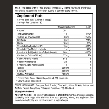 Proven4 Pre Workout Powder for Men and Women with Creatine - Beta Alanine - Caffeine NSF Certified preworkout Energy Supplement Watermelon 30 Servings