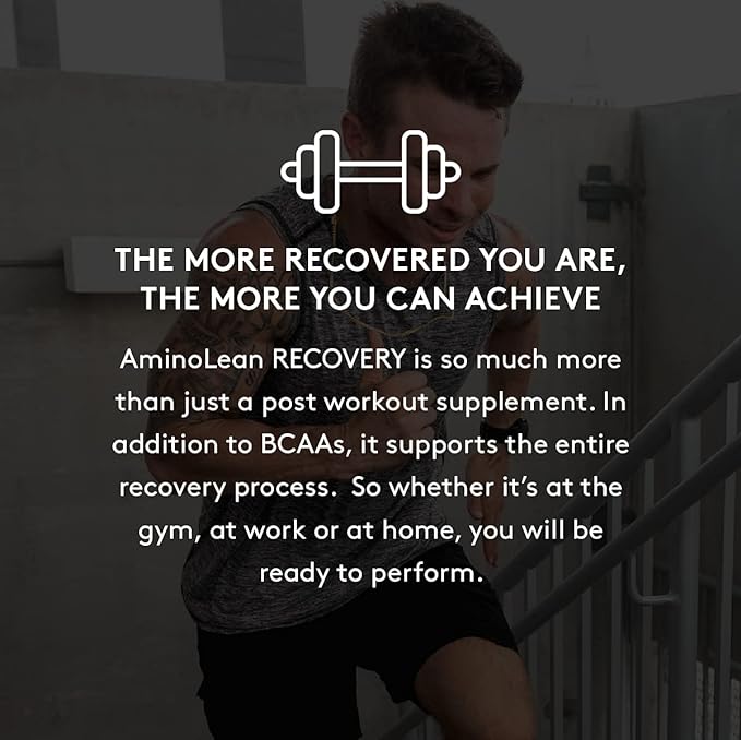 RSP AminoLean Recovery - Post Workout BCAAs Amino Acids Supplement + Electrolytes, BCAAs and EAAs for Hydration Boost, Immunity Support - Muscle Recovery Drink, Vegan Aminos, Blood Orange…