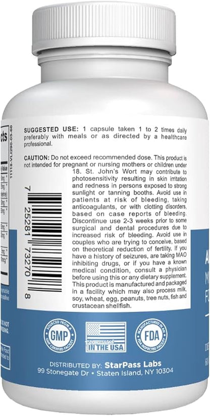Advanced Memory Formula Extreme Brain Booster, Brain Supplement for Memory, Focus and Mental Performance, Memory Vitamins for Better Brain Health, Manufactured in The USA